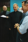 ks. Wojciech z opiekunami Zespołu